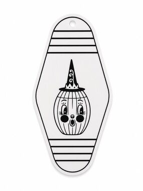 2/$25 Johanna Parker Inspired Pumpkin Motel Keychain | Retro Key Tag